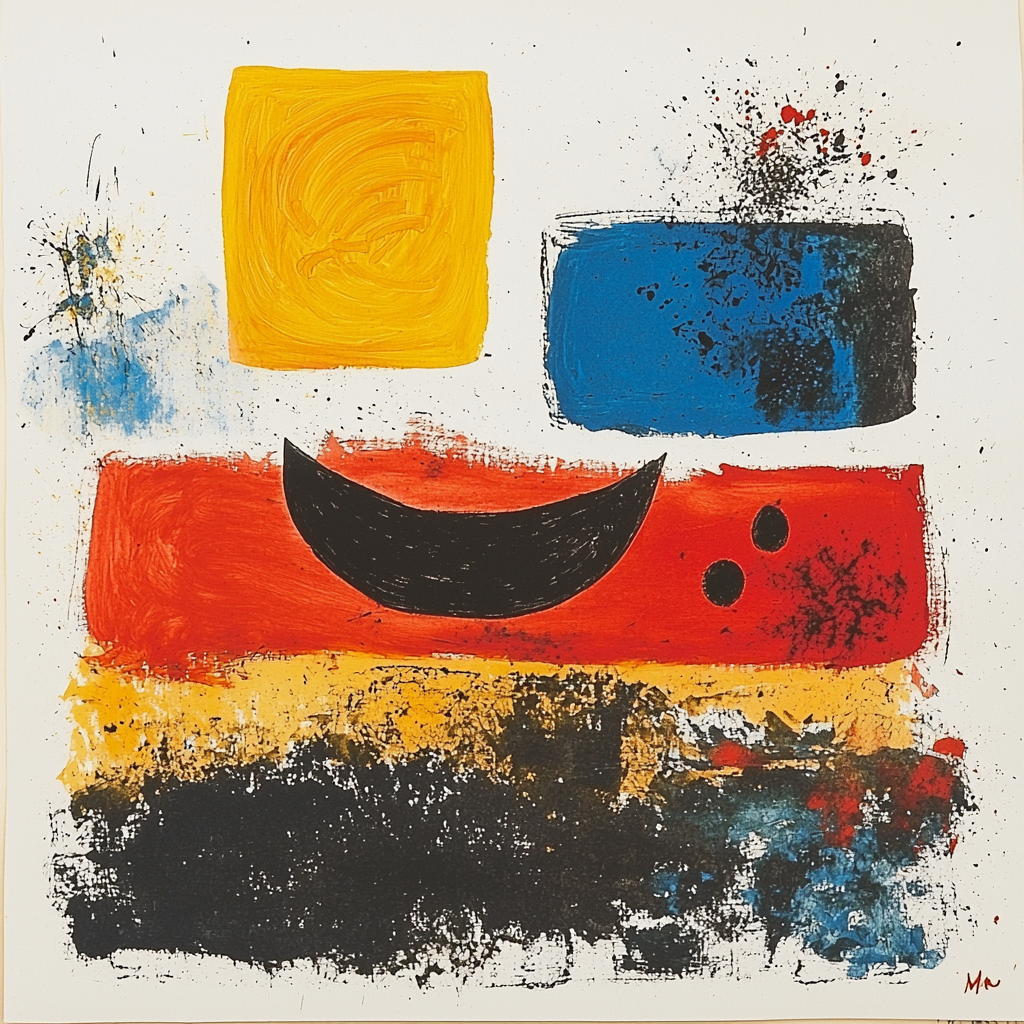 Joan Miró Inspired The Journey Within Paint By Numbers Art