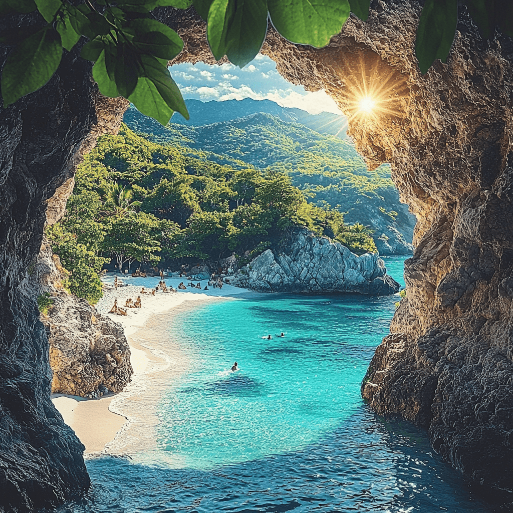 Playa Del Amor DIY Paint By Numbers