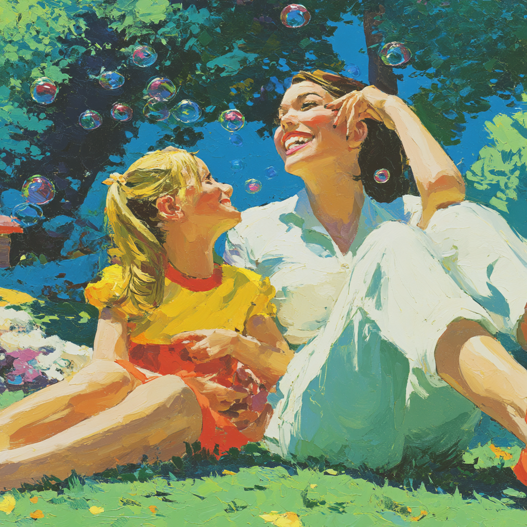 Bond Of Laughter Number Painting