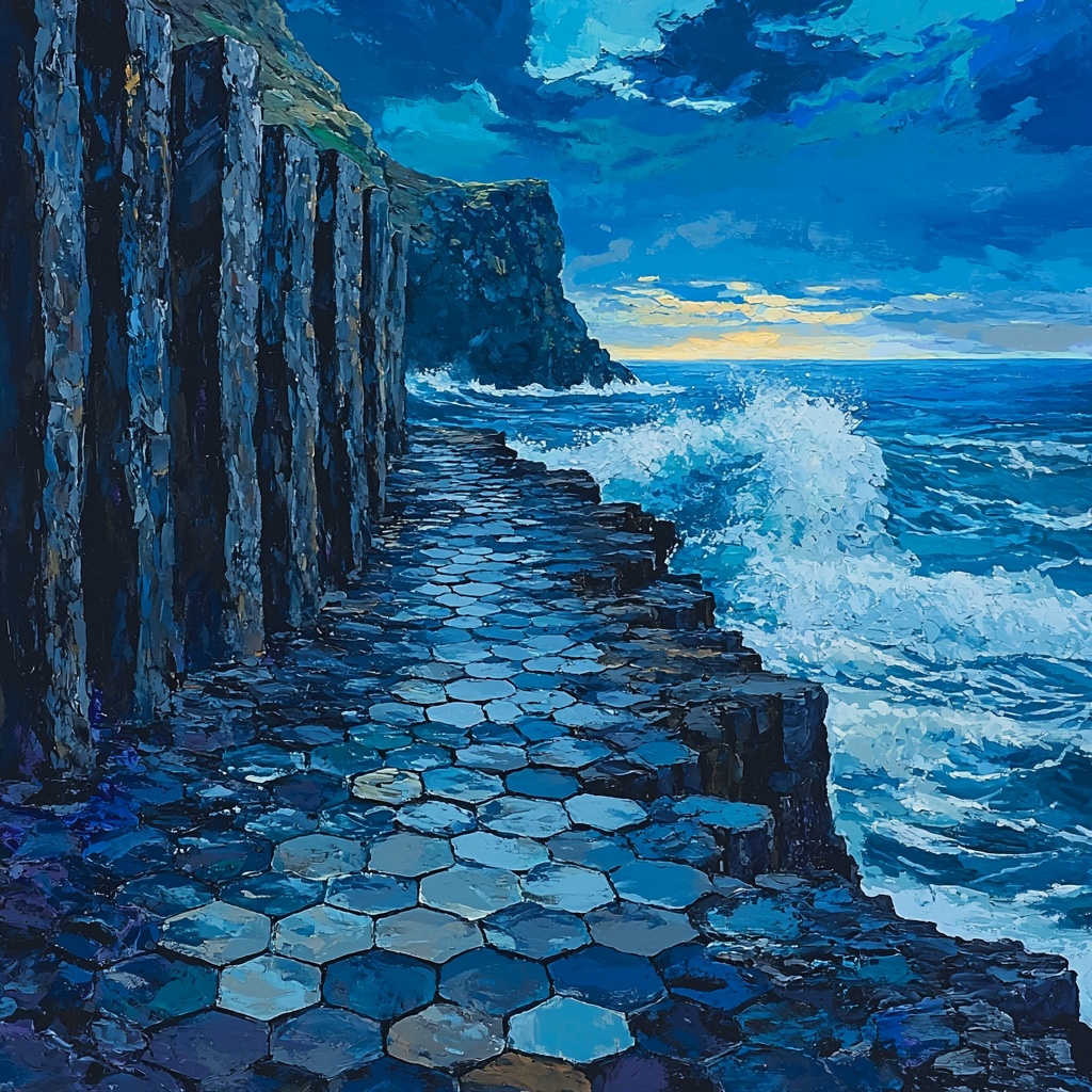 Giant's Causeway - Antrim, Northern Ireland Paint By Numbers