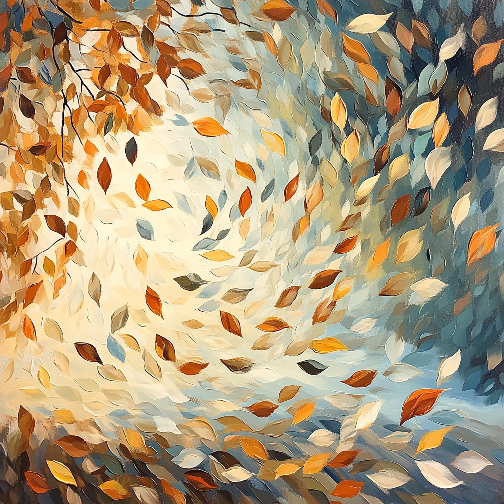 Edgar Degas Inspired Ballet Of Autumn Leaves DIY paint by numbers