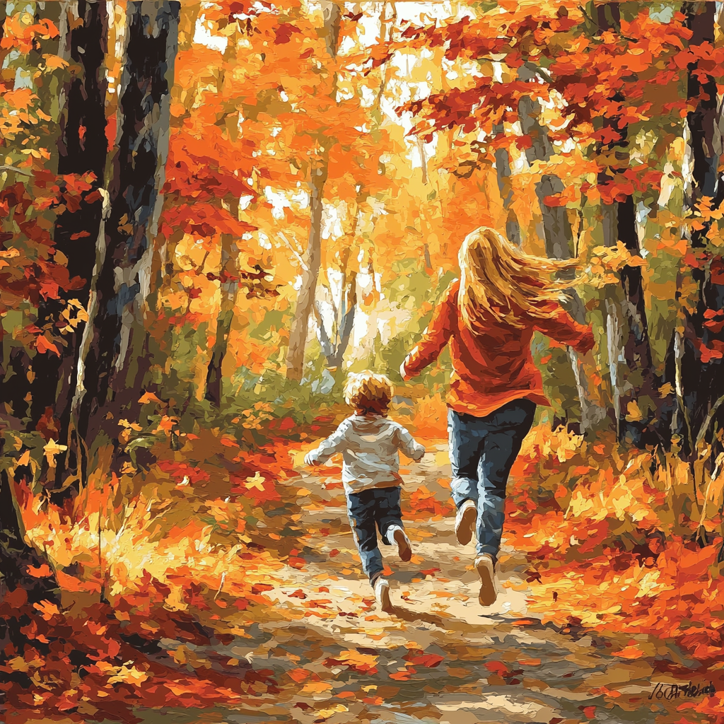Joyful Woodland Romp DIY Paint By Numbers