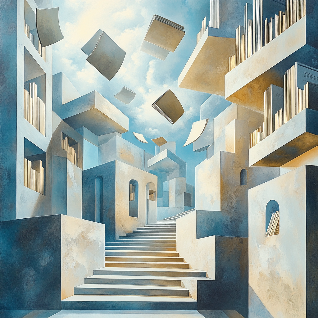 Salvador Dalí Inspired Floating Library painting number kit