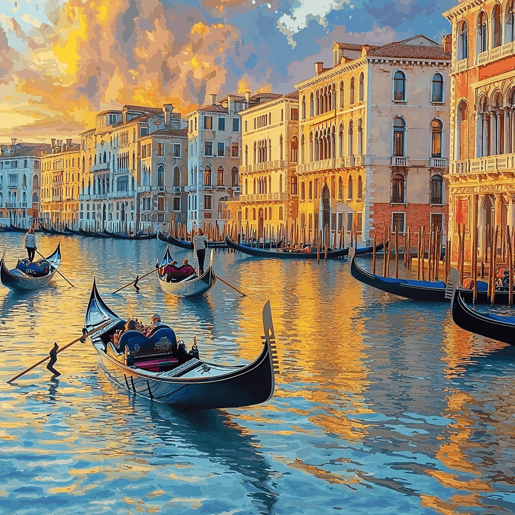 Venice Canals Paint By Color