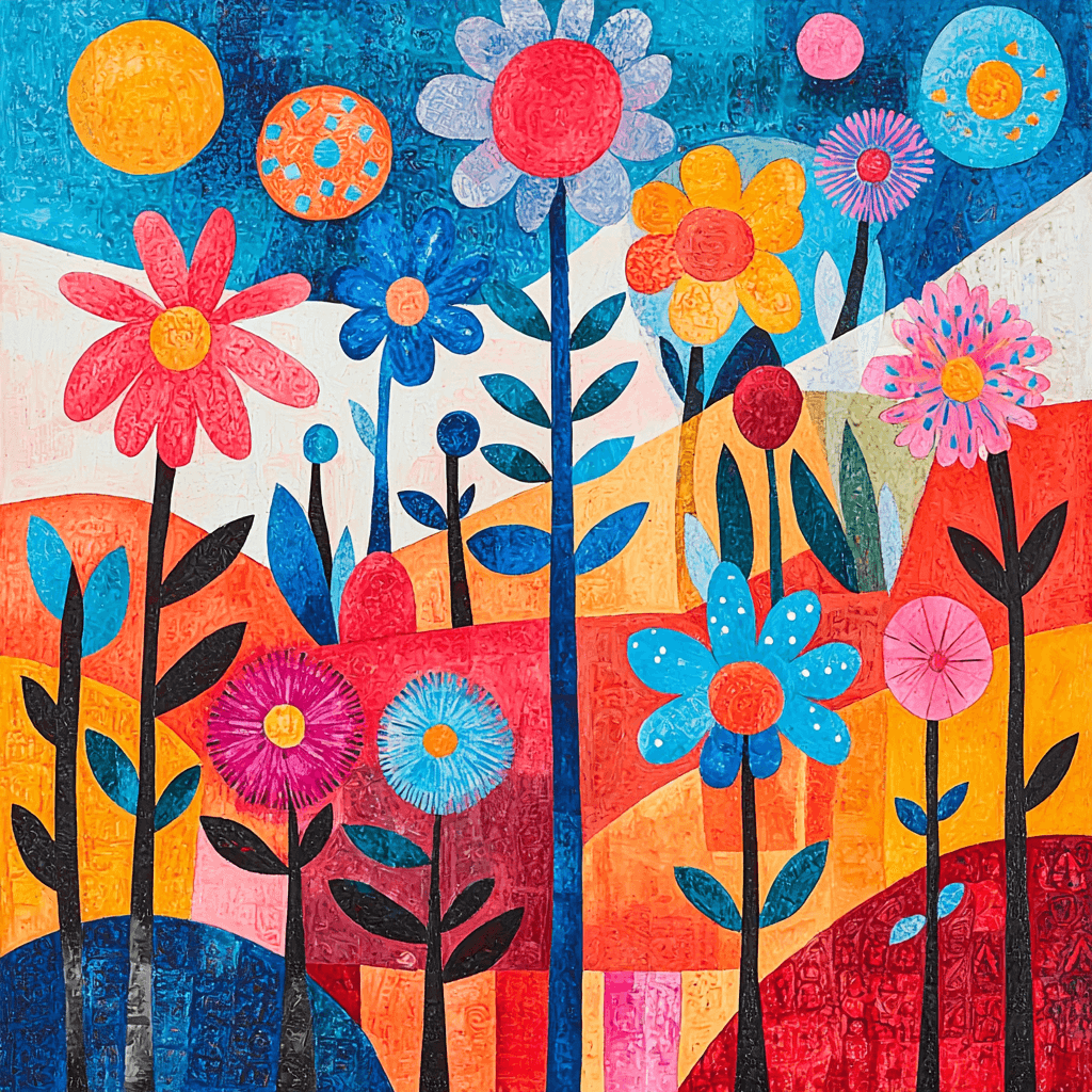 Paul Klee Inspired Bright Futures Paint By Numbers