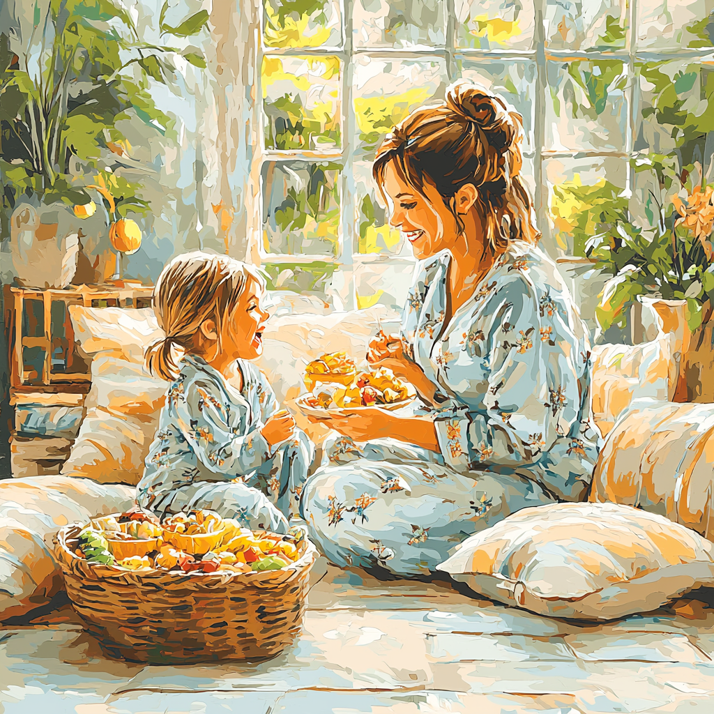 Pajama Party Fun Painting Number Kit