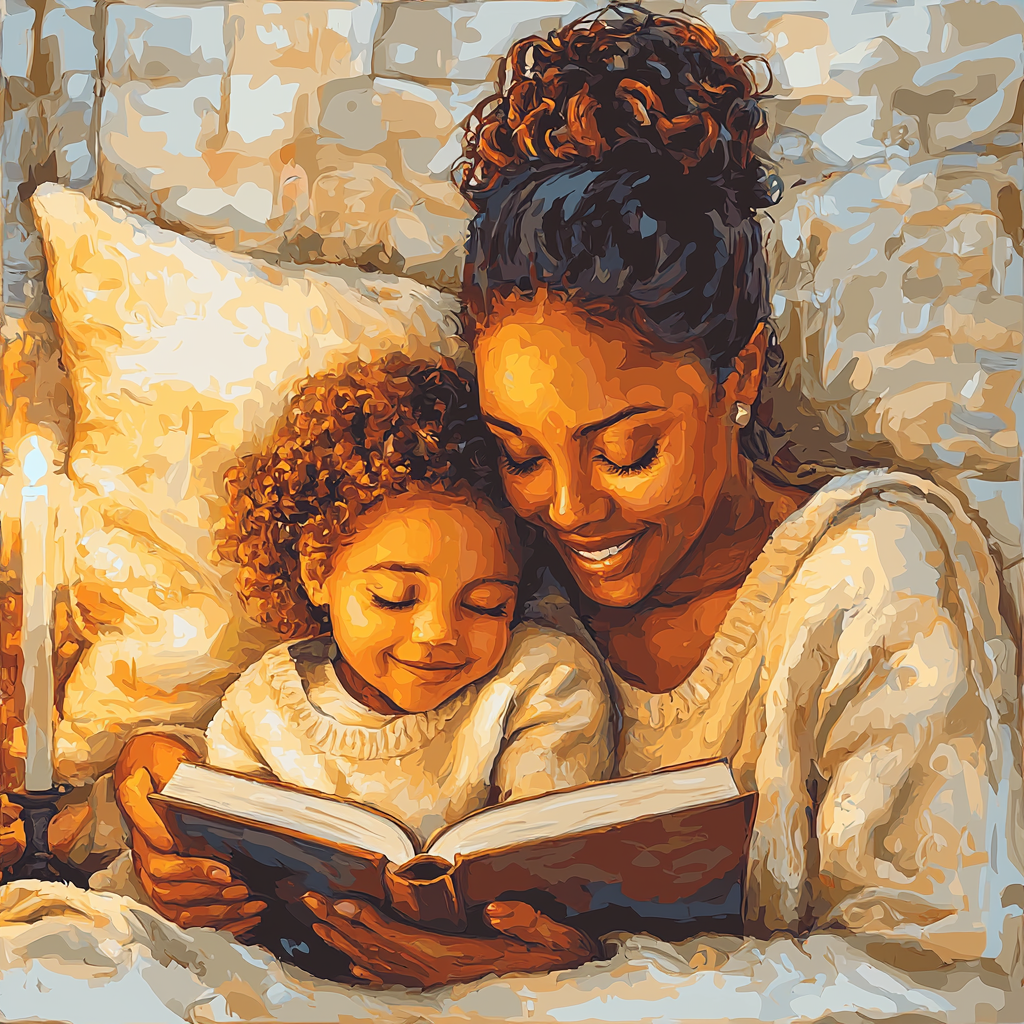 An Evening Of Storytelling Paint By Numbers Art