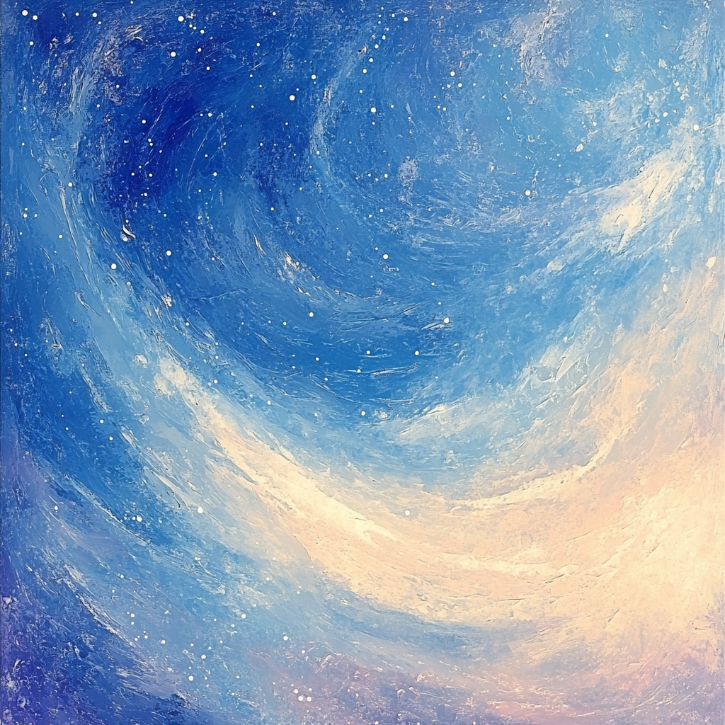 Edgar Degas Inspired Nebula Drift Numbered painting kits