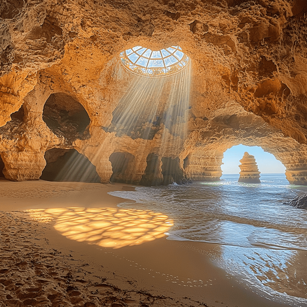 Benagil Sea Cave - Portugal Paint By Numbers