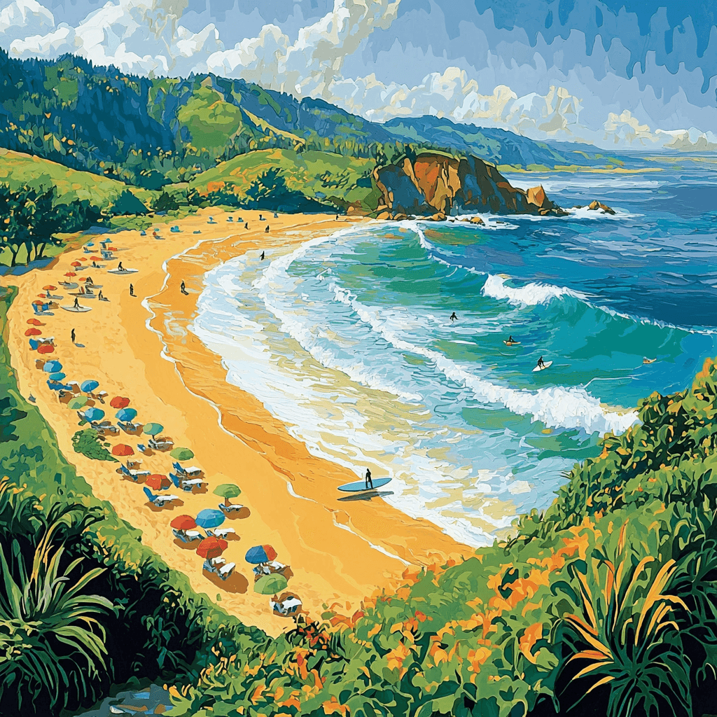 Manly Beach - Sydney Paint By Number