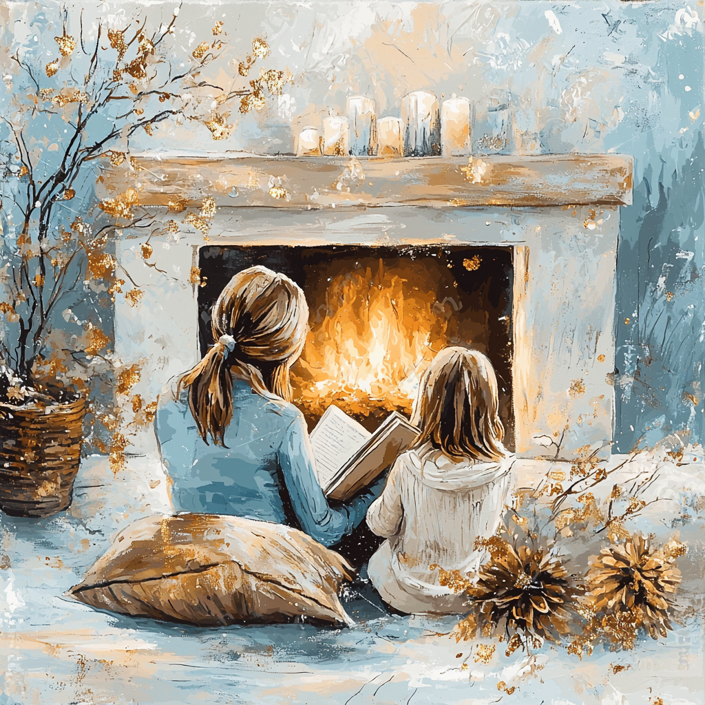 Winter’s Cozy Corner Paint By Numbers Art