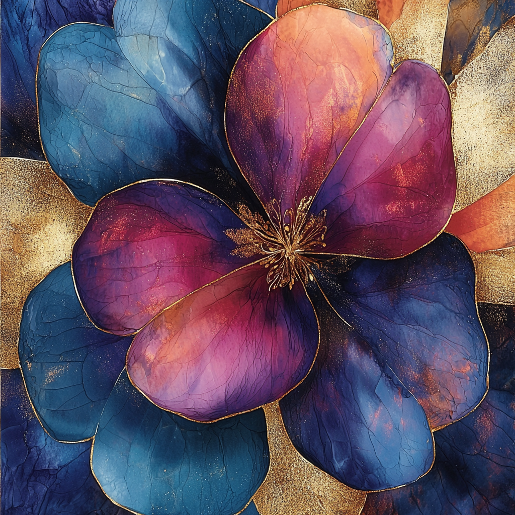 Gustav Klimt Inspired Aromatic Whispers Paint By Color