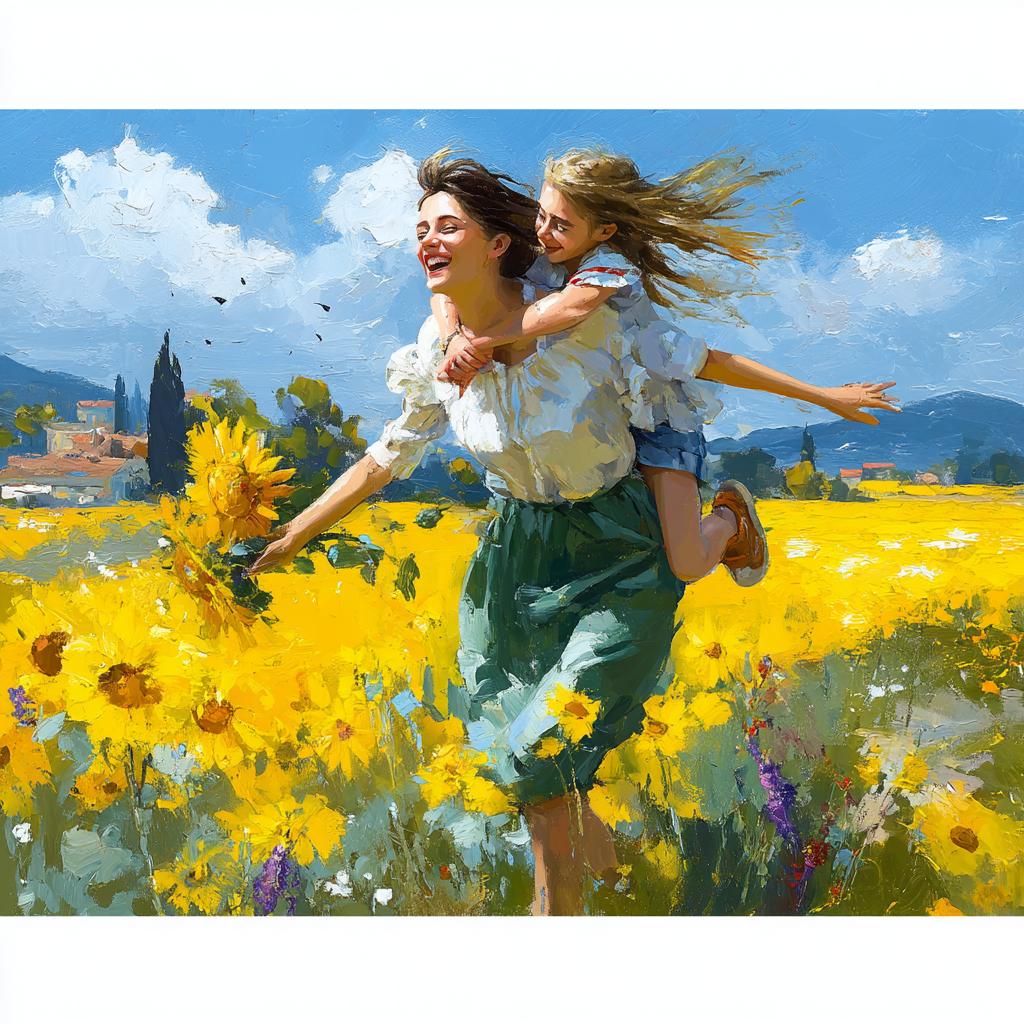 Mother's Love In Full Bloom Paint By Color