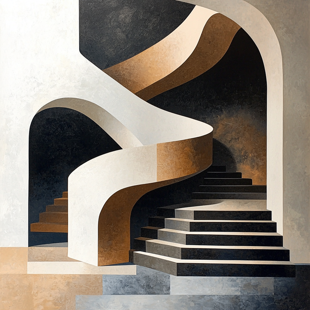 M.C. Escher Inspired Surreal Dimensions Paint By Numbers Kits