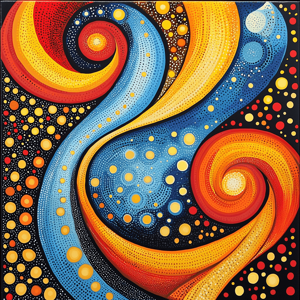 Yayoi Kusama Inspired Eternal Loop Paint By Numbers