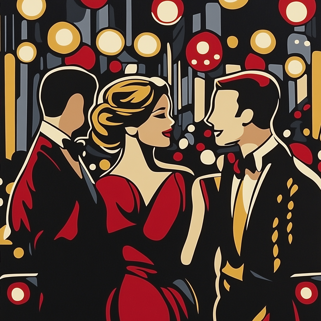 Henri De Toulouse-Lautrec Inspired Night Cabaret DIY paint by numbers