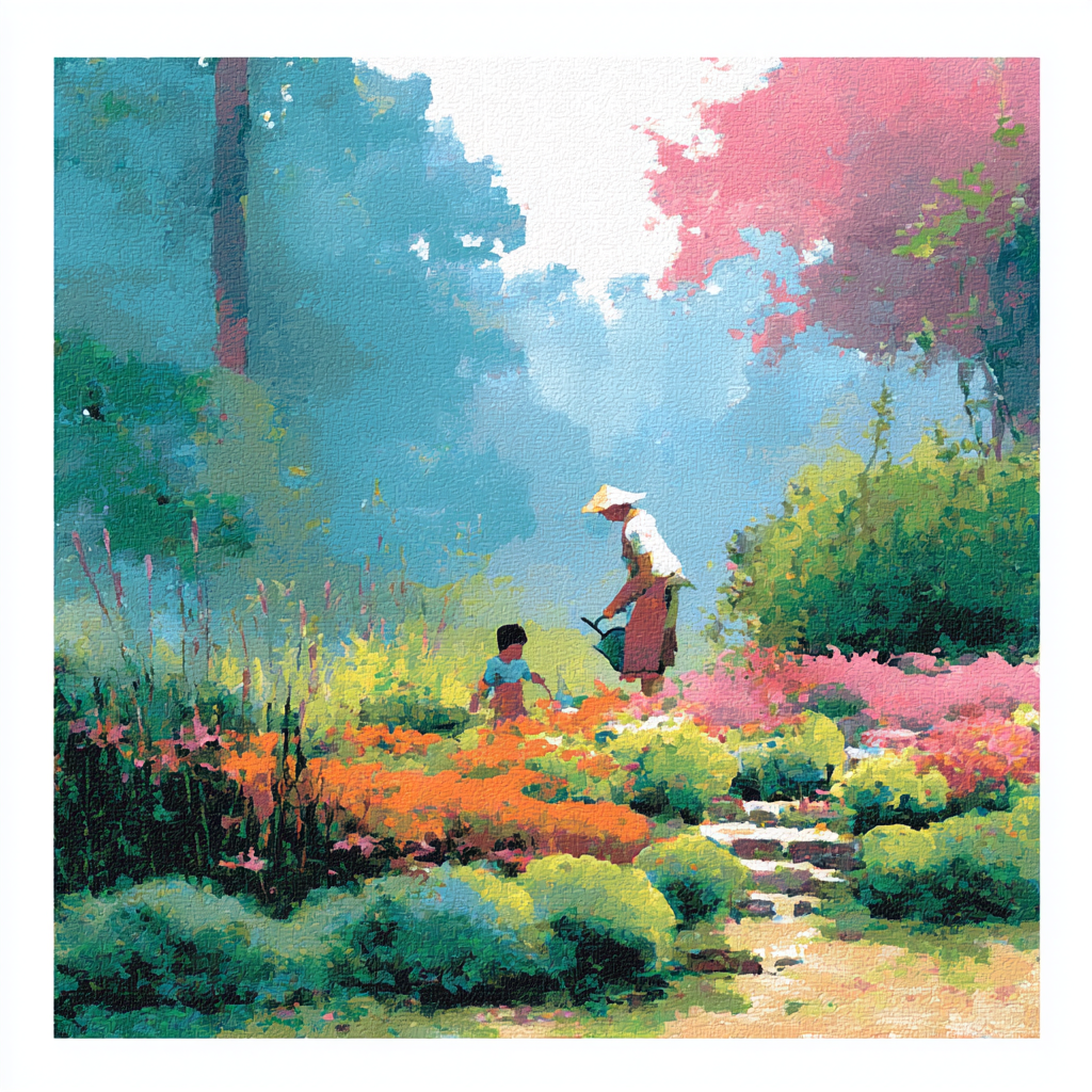 Morning Bloom Harmony Paint By Color