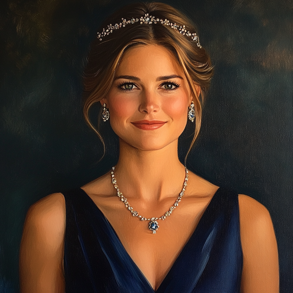 Sargent Inspired Portrait In Evening Light paint by numbers
