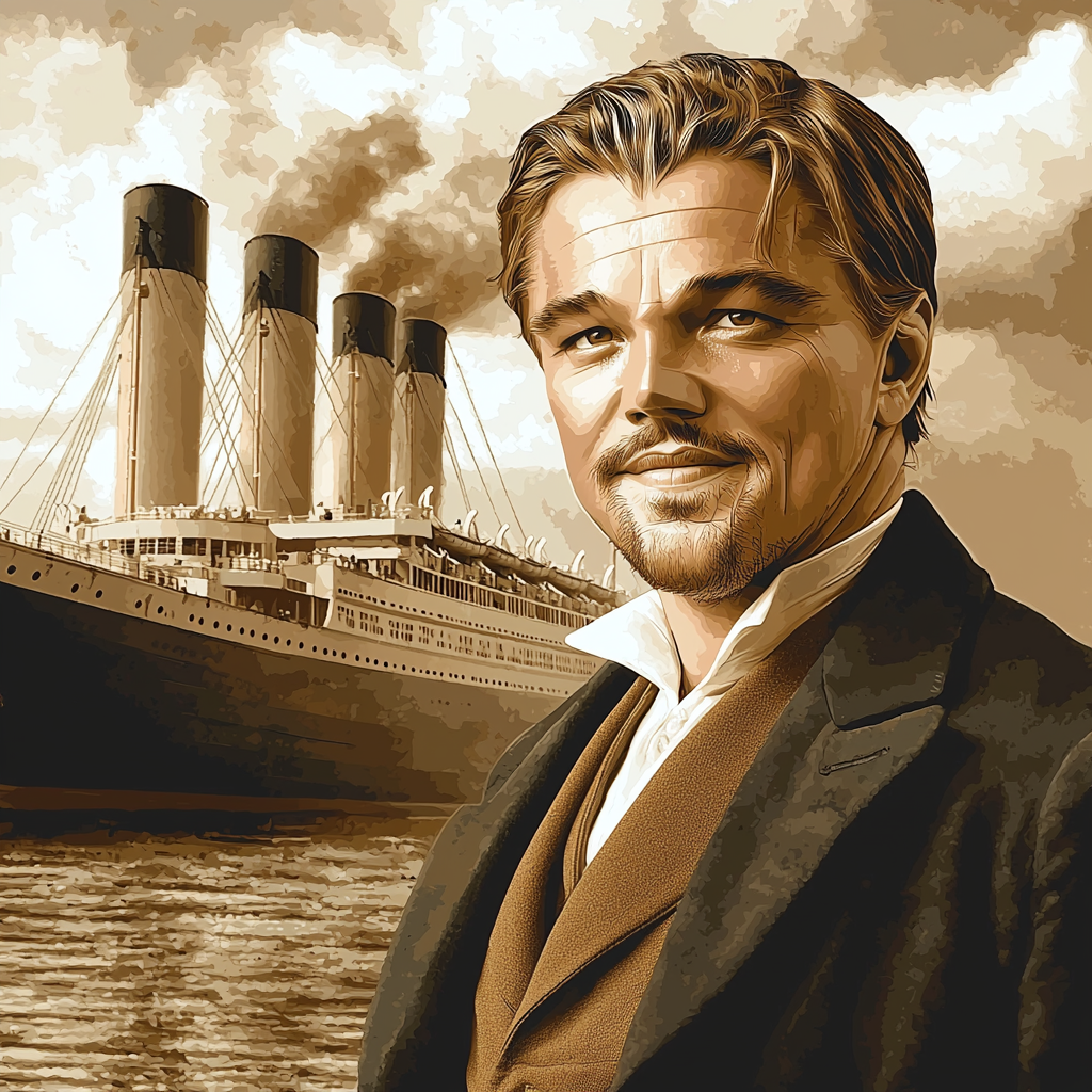 Leonardo DiCaprio: Crafting Legacies Beyond Titanic Numbered Painting Kits