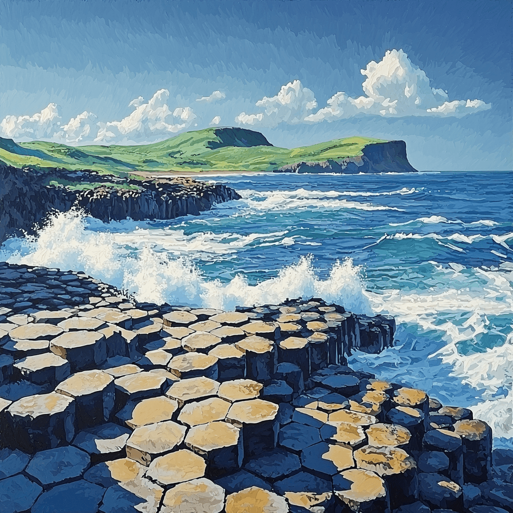 The Giants Causeway DIY Paint By Numbers