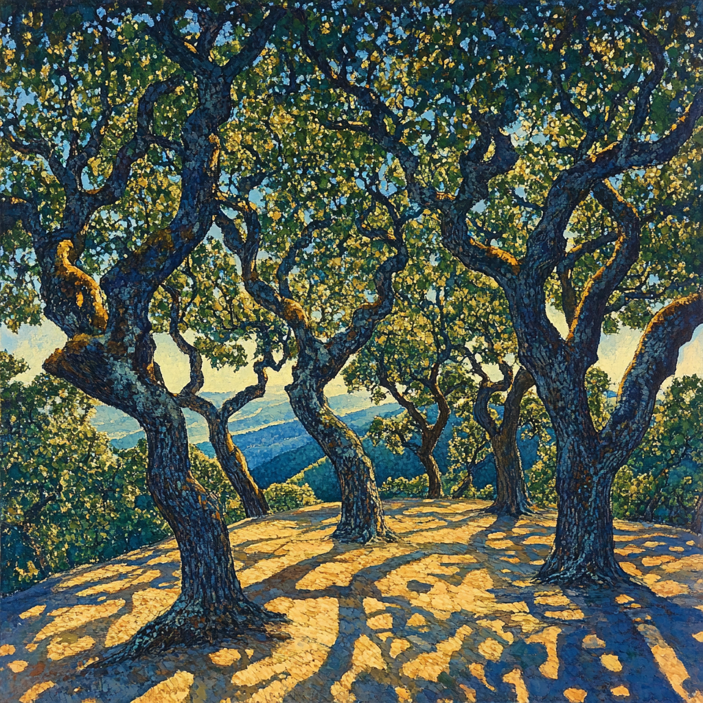 Michelangelo Inspired Verdant Cloister Painting by numbers kit