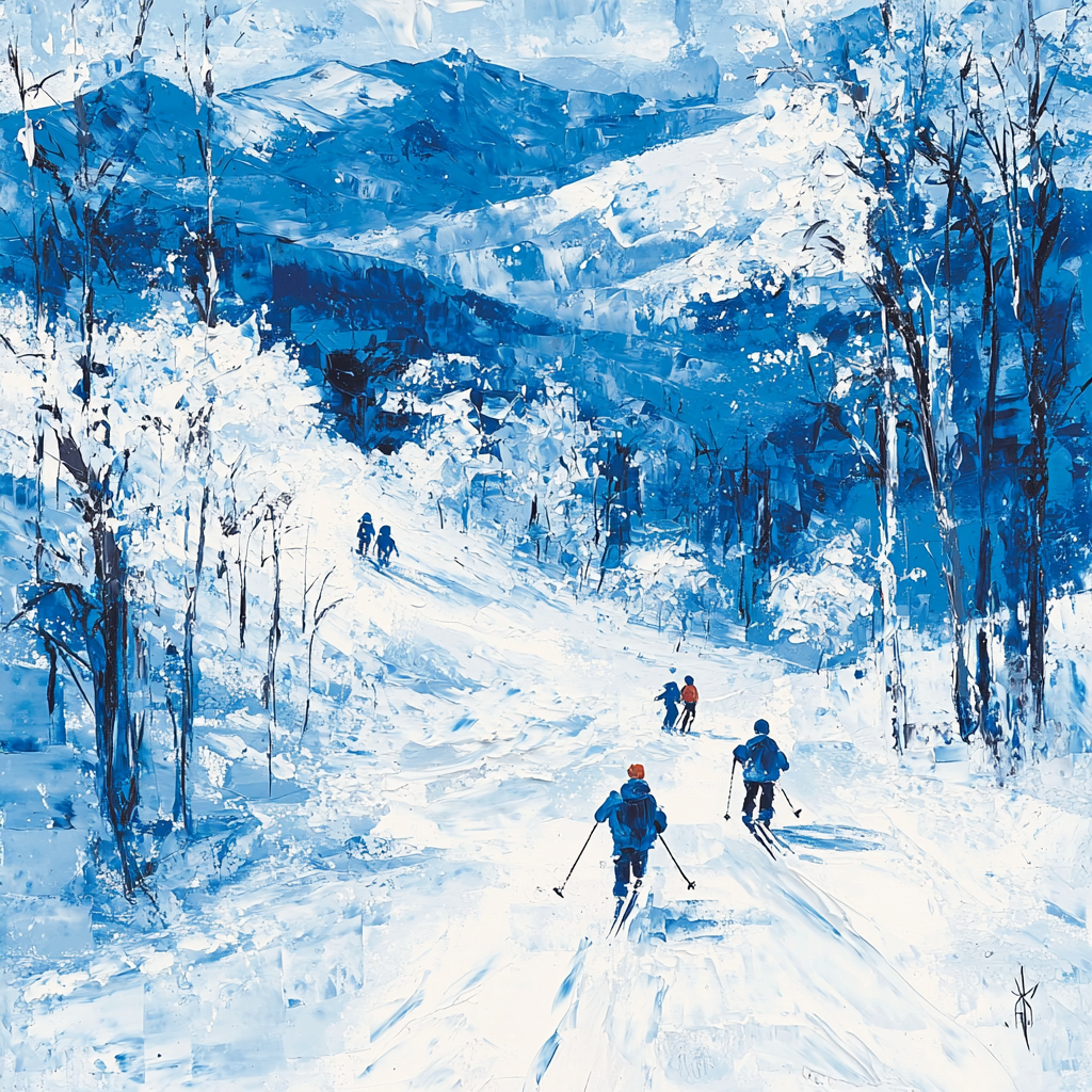 Mom's Winter Wonderland Paint By Color