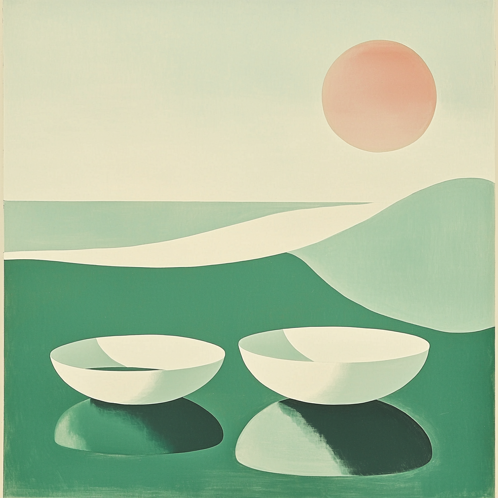 Kazimir Malevich Inspired Serenity In Lines Number Painting