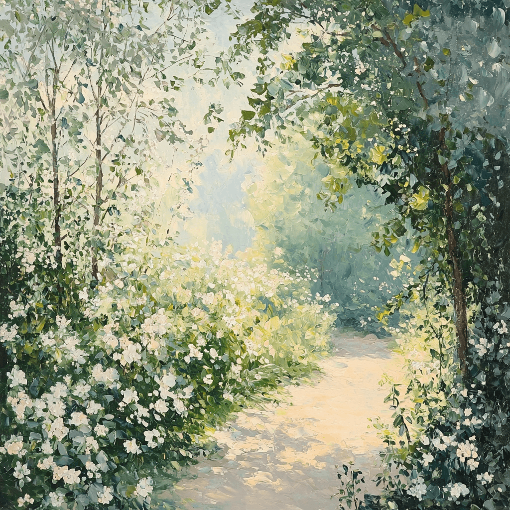 Camille Pissarro Inspired Chic Botanical Serenity Paint By Numbers