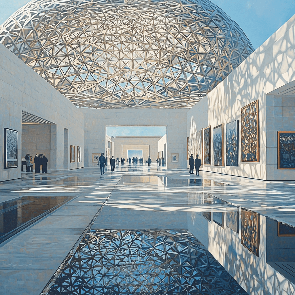 Louvre Abu Dhabi - Abu Dhabi Painting Number Kit