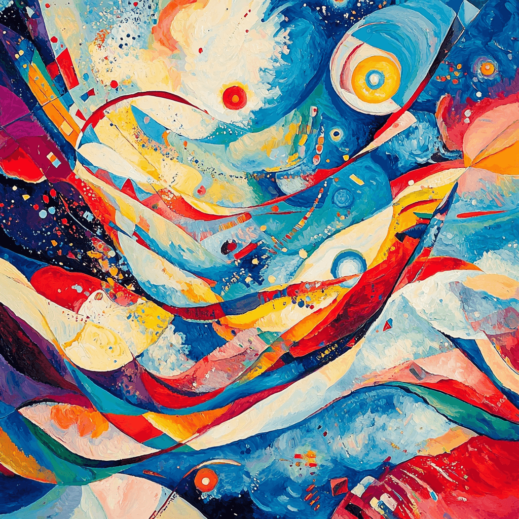 Wassily Kandinsky Inspired Colors Of Emotion Paint By Color