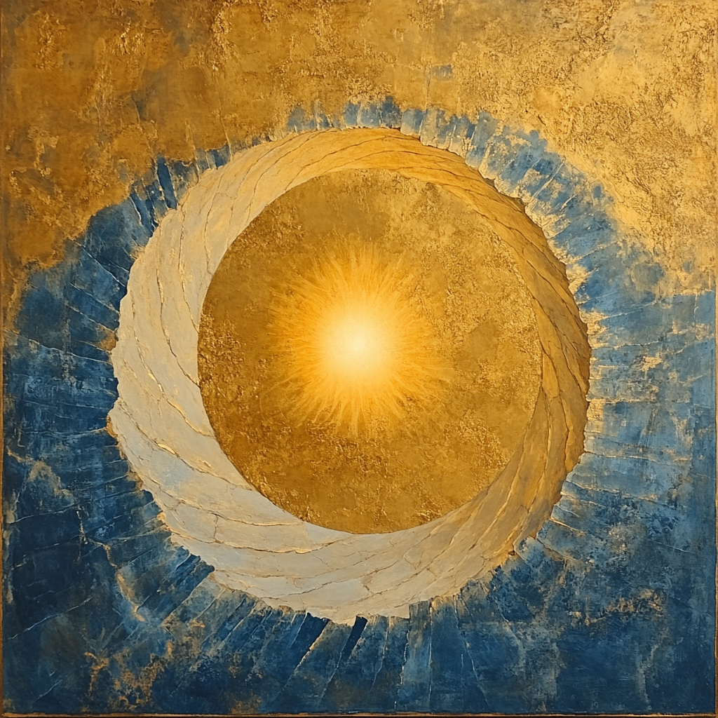 Michelangelo Inspired Solar Prominence Painting by numbers kit