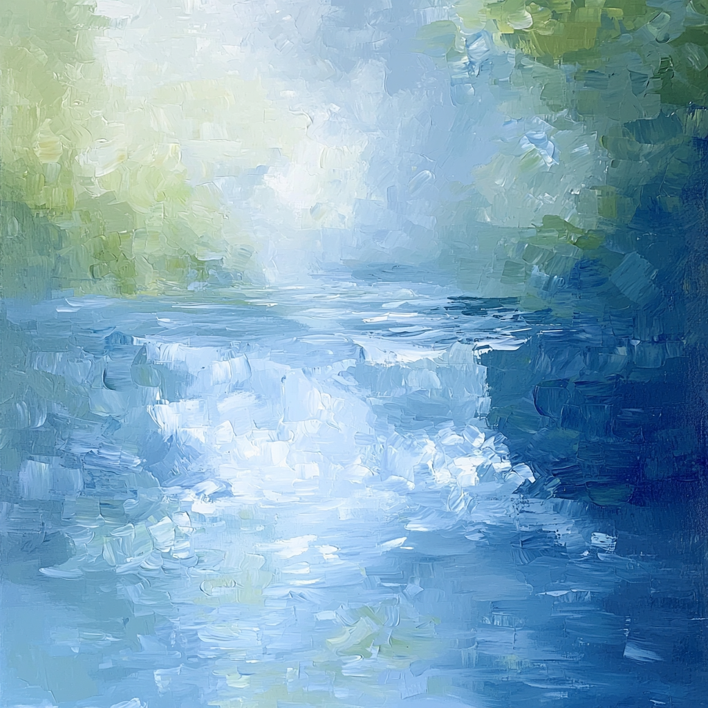 Paul Cézanne Inspired Tranquil Streams Numbered Painting Kits