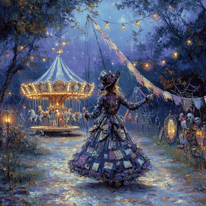 Midnight Carnival Marionette paint by color