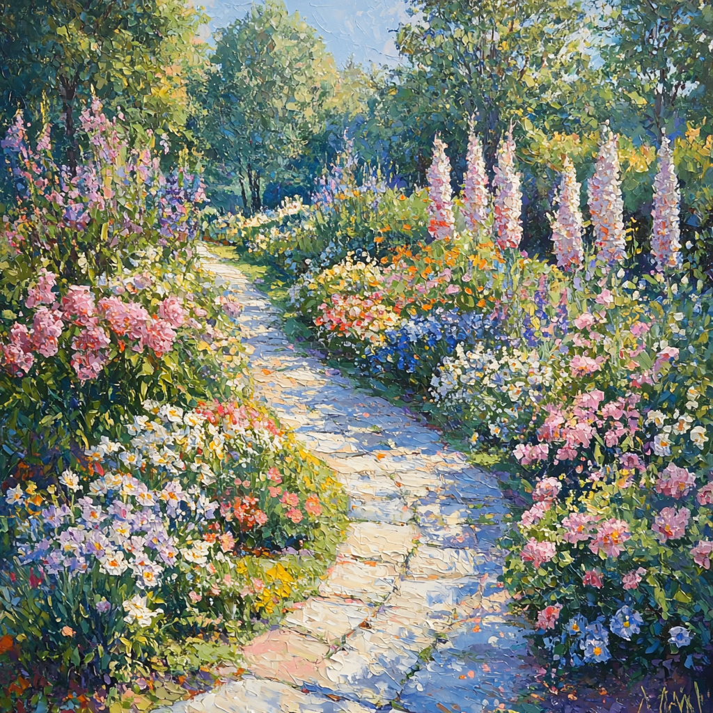 Mother's Loving Garden Painting By Numbers Kit