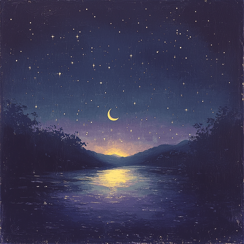 Leonardo Da Vinci Inspired Glimmering Nightscapes Painting Number Kit