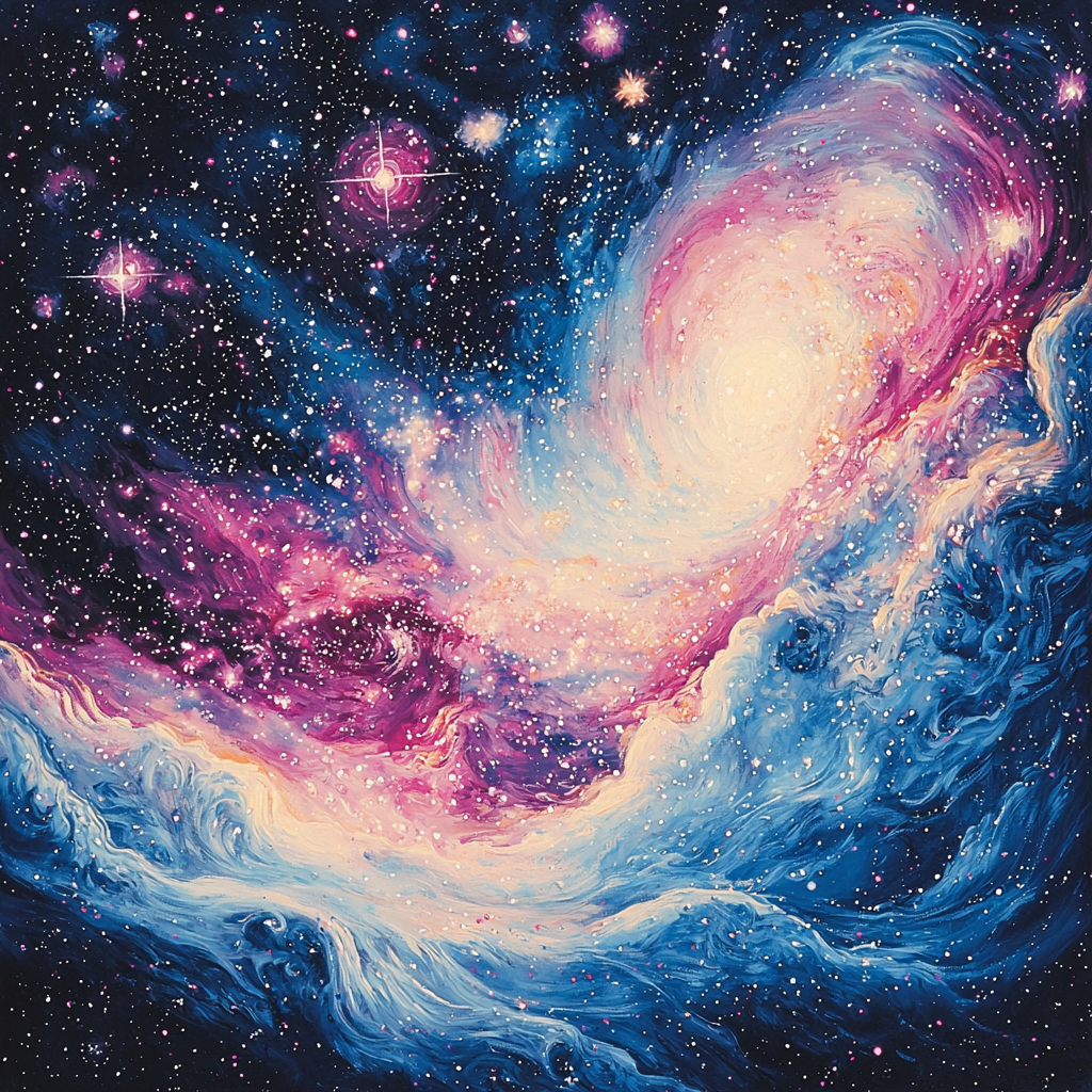 Georges Seurat Inspired Cosmic Harmony Symphony Paint By Number