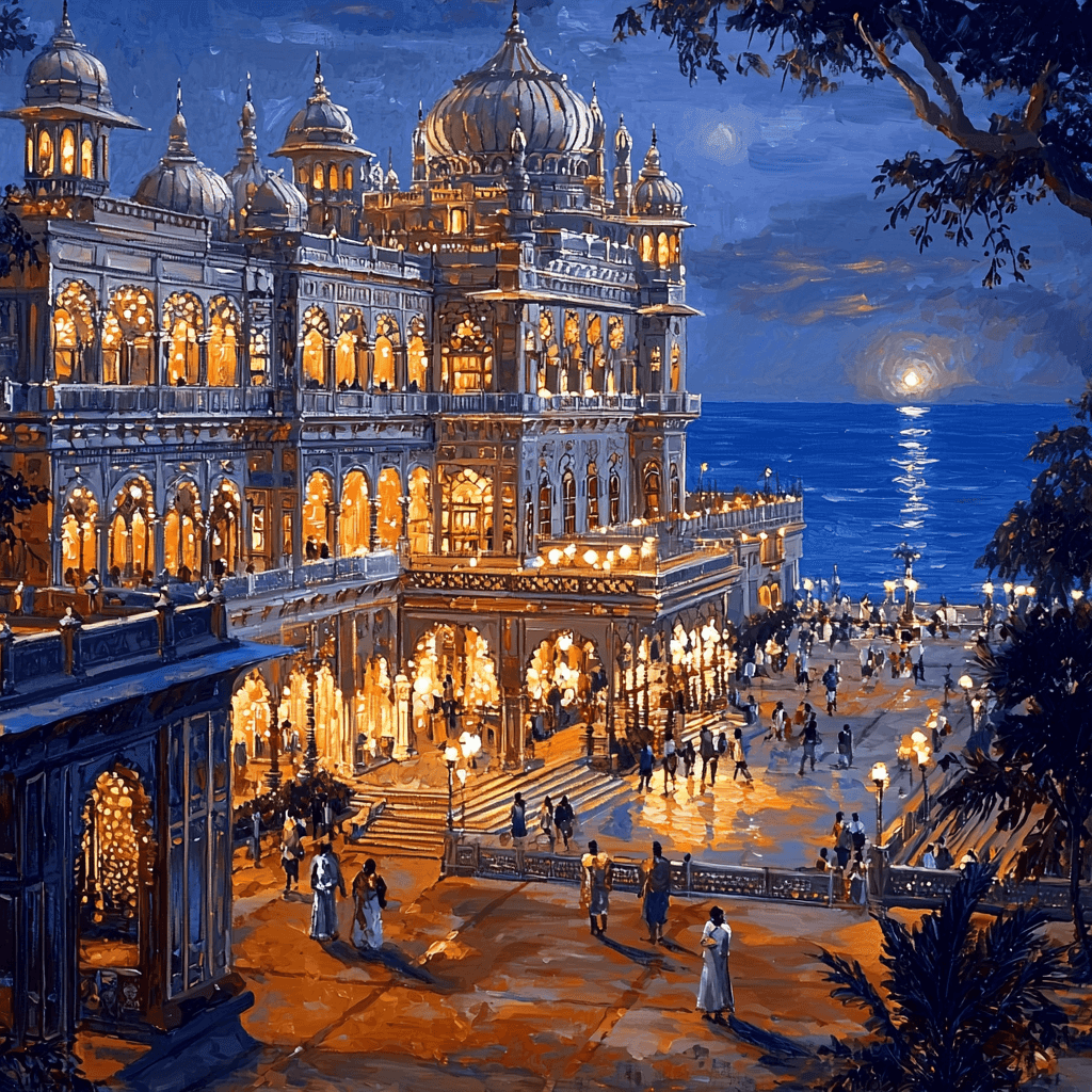 Taj Mahal Palace Hotel Painting Number Kit