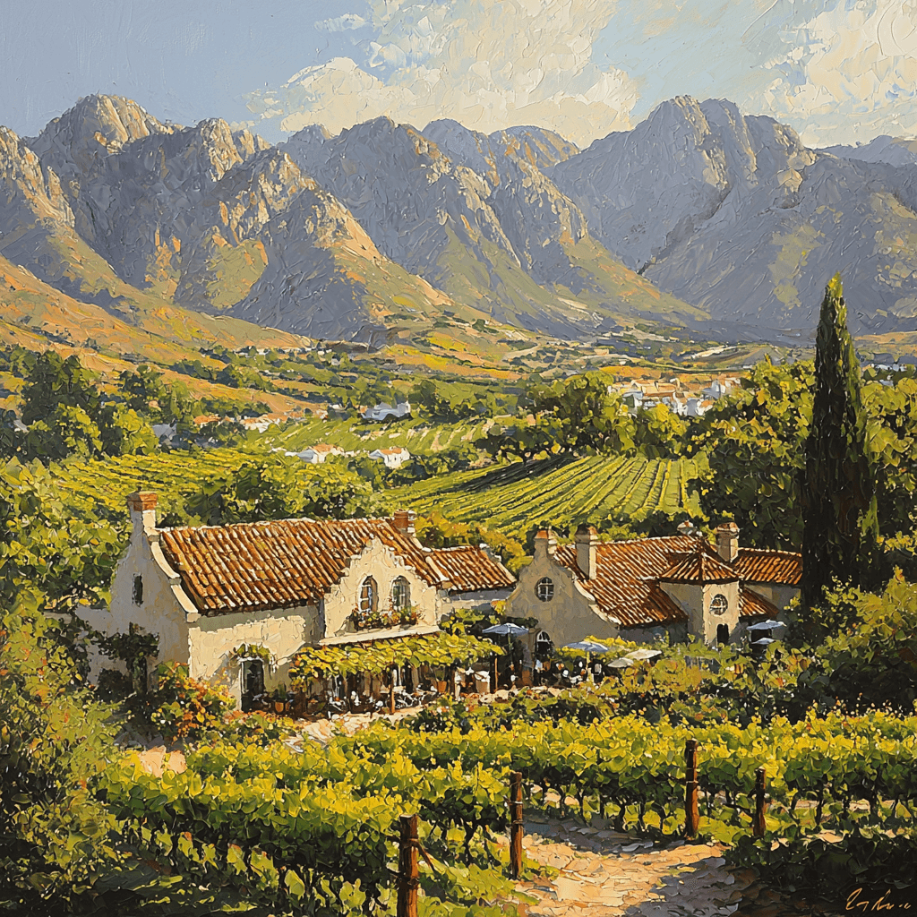 Wine Route - Stellenbosch Painting Number Kit