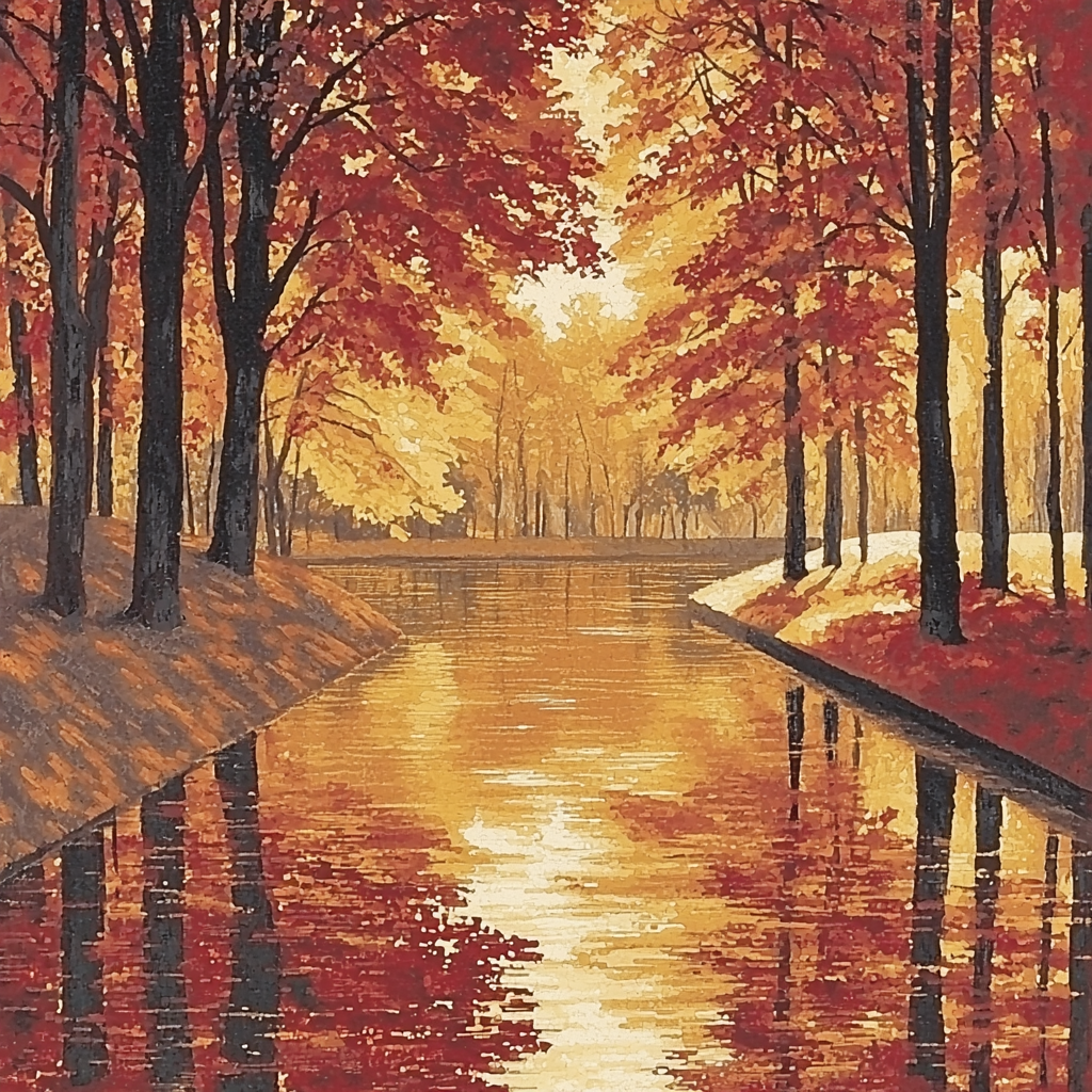 Edgar Degas Inspired Autumn's Grace Paint By Numbers Kits