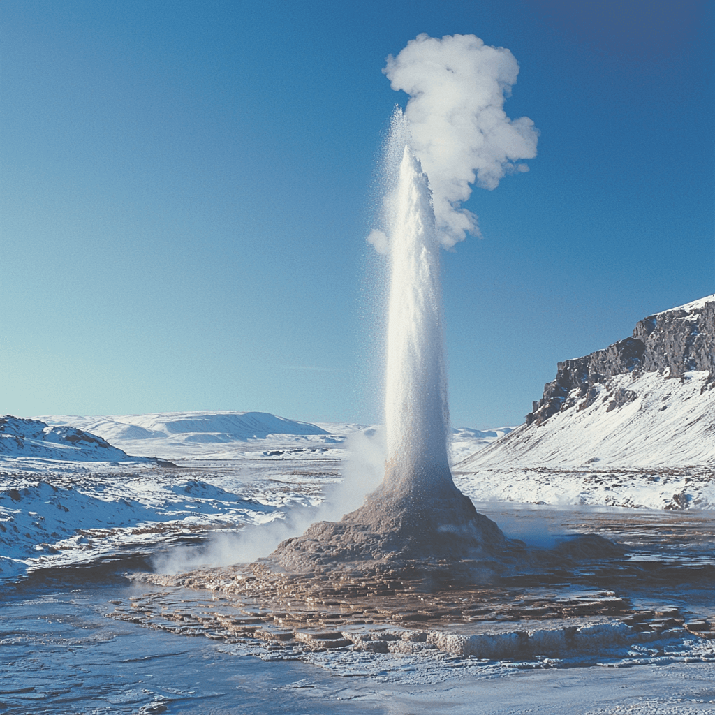 Strokkur Geyser - Iceland Number Painting