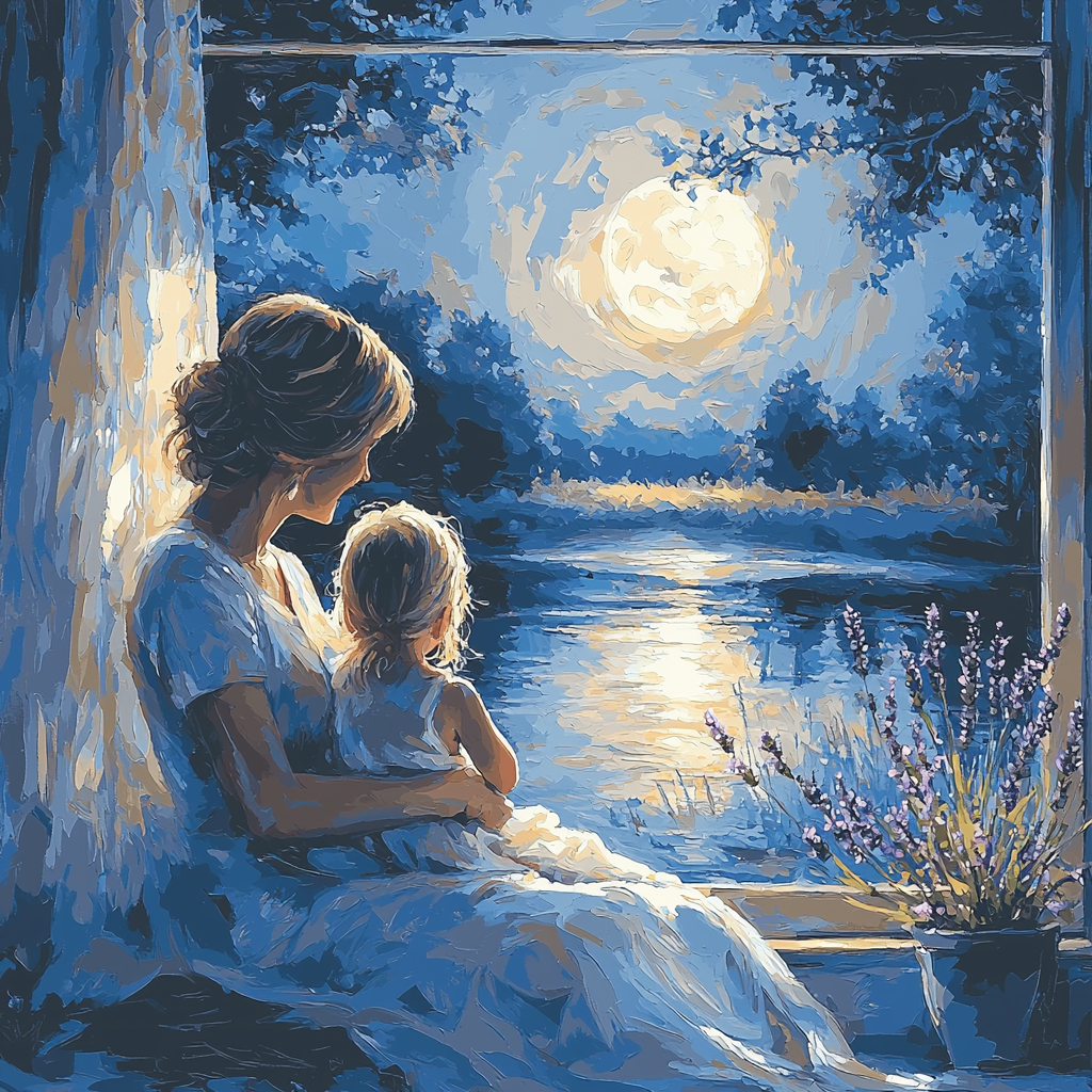 Moonlit Embrace Painting By Numbers Kit