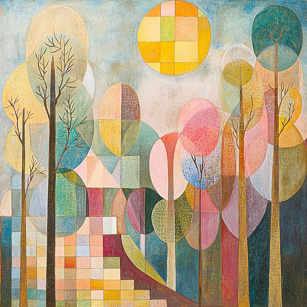 Paul Klee Inspired Translucent Realms Painting By Numbers Kit