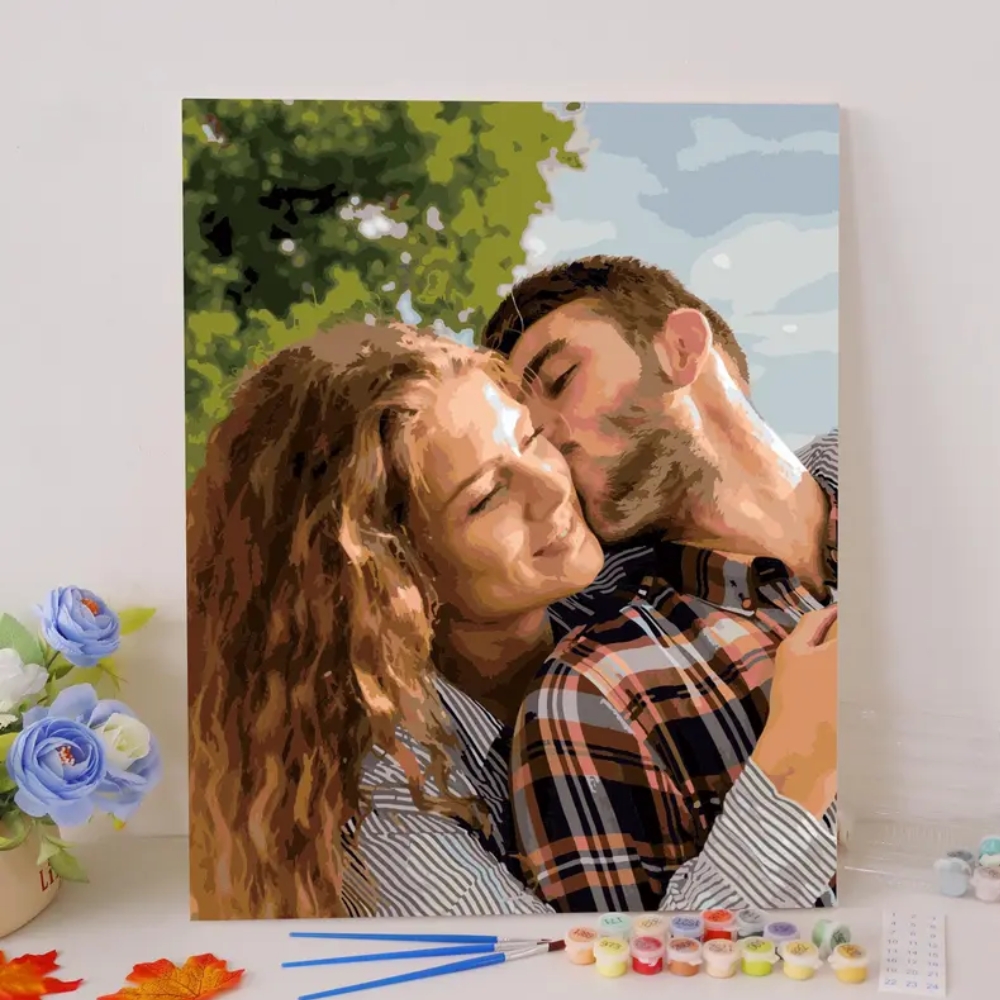 Custom paint | Paint by number kit | Paint kit adult | Diy | Gift for Her | for Him Gift for Loss of Loved One