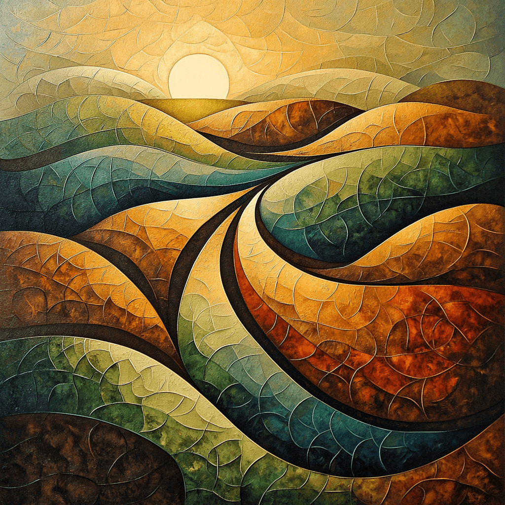 Nandalal Bose Inspired Ebb And Flow Of Life Paint By Number