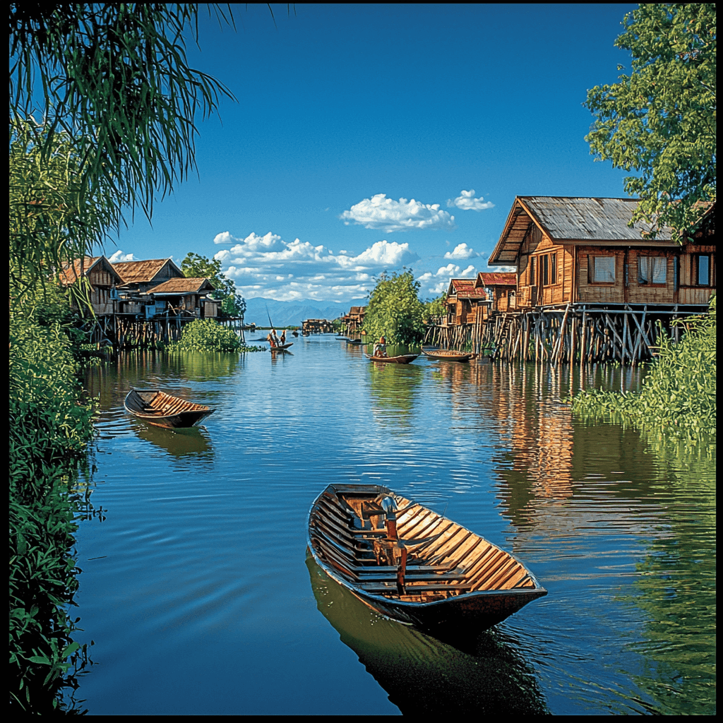 Inle Lake Paint By Color