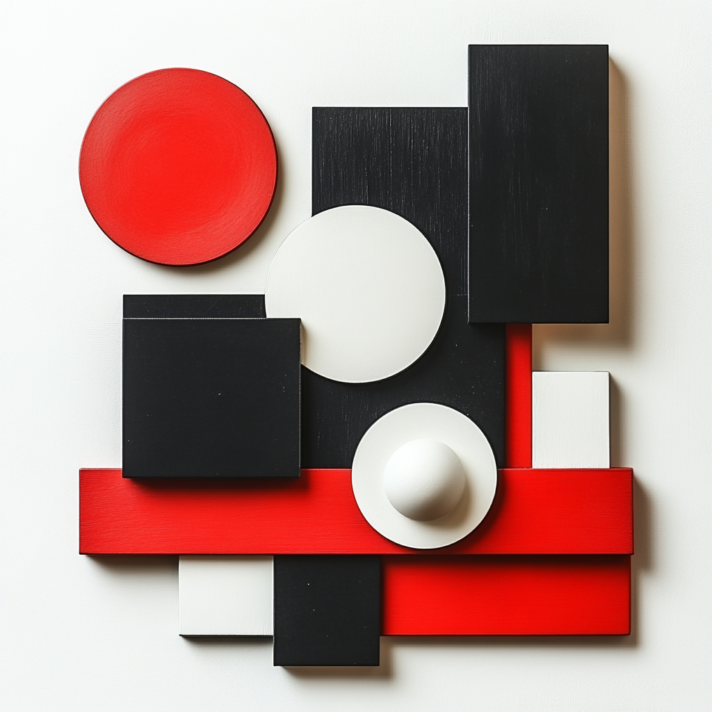 Kazimir Malevich Inspired Suprematist Composition paint by number