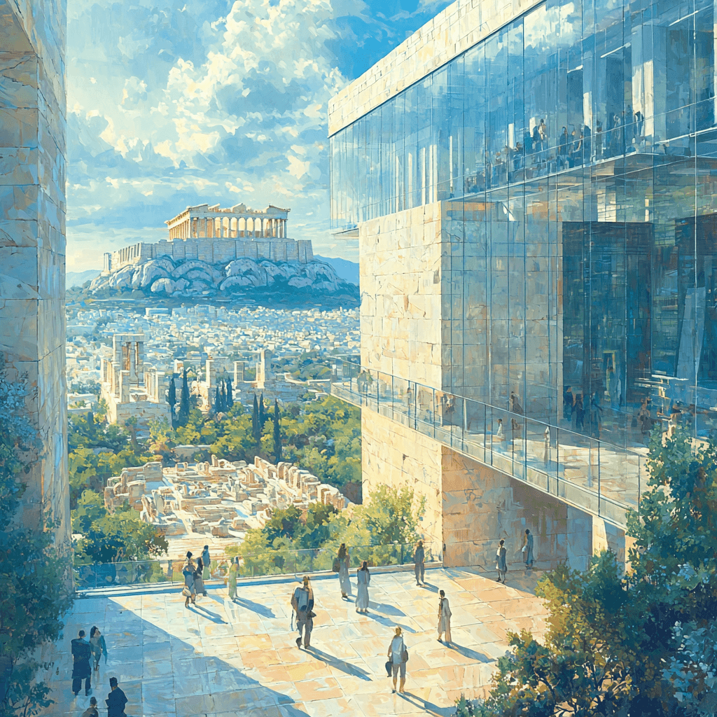 The Acropolis Museum Numbered Painting Kits