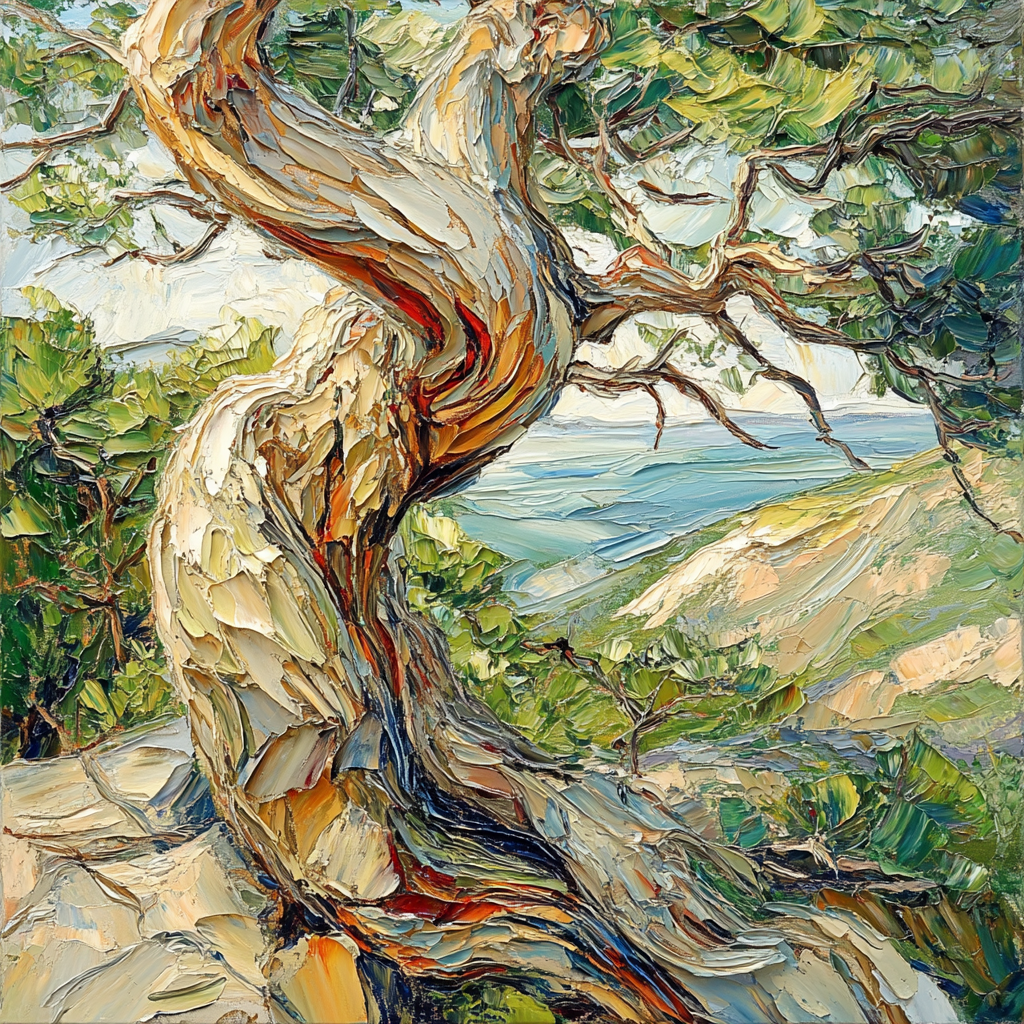 Arthur Lismer Inspired Twisted Pine Study Paint by numbers kits