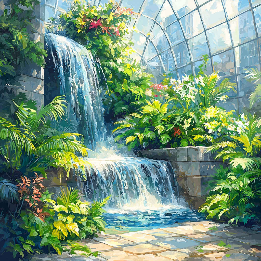 The Cloud Forest Dome - Singapore Painting Number Kit
