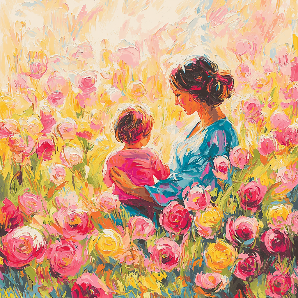 Love In Bloom Painting By Numbers Kit